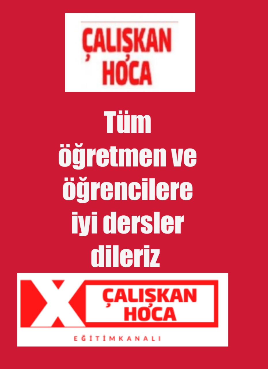 İyi dersler dileriz