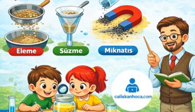 Karışımları hangi yöntemle ayırabilirsin?